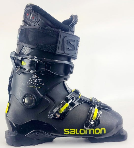 USED $600 Men's Salomon QST Access 90 Custom Heat Ski Boots Heated Boots
