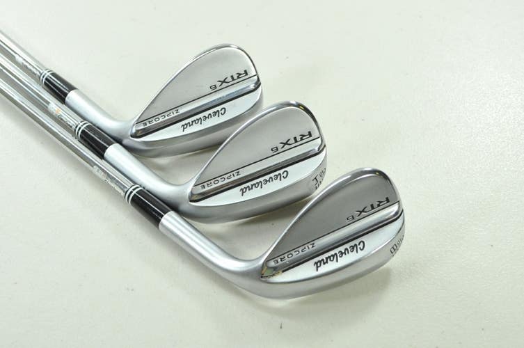 Cleveland RTX-6 Zipcore Tour Satin 50*, 54*, 58* Wedge Set Right Steel # 203571