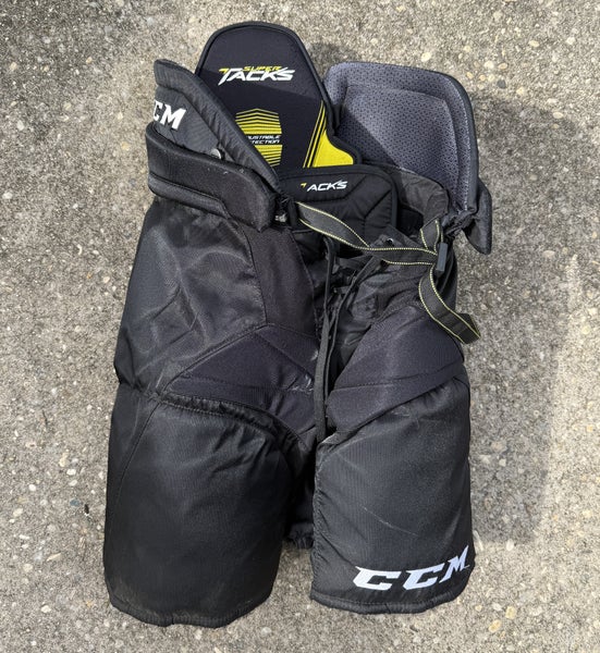 Senior Small CCM Super Tacks Hockey Pants (Used) Black