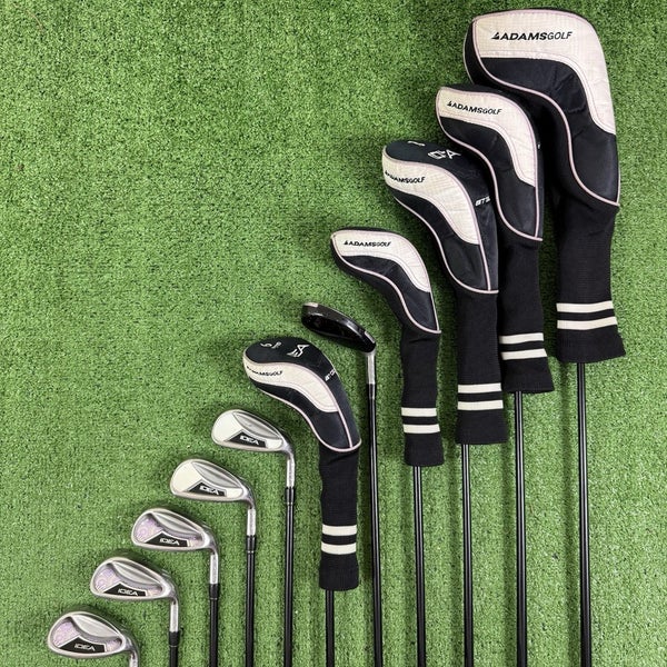 Adams A7os Golf Set Driver 3 5 Woods Hybrids 4-PW SW Grafalloy Ladies Womens