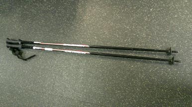 Used Salomon ALUMINUM Mens DH Ski Pole Black 125 cm / 50 in 11868-S000065329