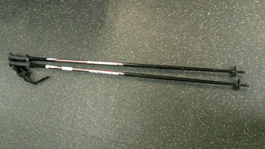 Used Salomon ALUMINUM Mens DH Ski Pole Black 125 cm / 50 in 11868-S000065329