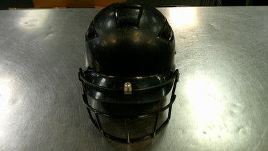 Used Schutt BATTING HELMET Batting Helmet w/Mask Black SM 11868-S000065357