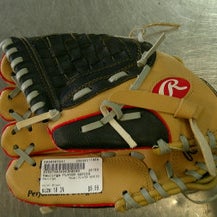 Used Rawlings PLAYER SERIES BB/SB Glove RH Throw Brown 10" 11868-S000065361