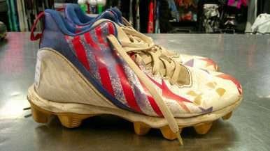 Used Under Armour USA BB/SB Cleats Navy Blue Junior 03.5 11868-S000065379