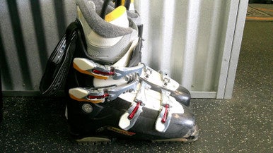 Used Salomon SLICK Mens DH Ski Boot Black 270 MP - M09 - W10 11868-S000065248
