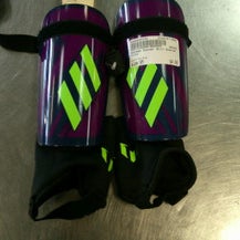 Used Adidas Soccer Shin Guards Junior Purple SM 11868-S000065763