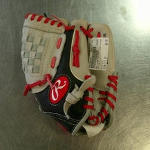 Used Rawlings PLAYERS BB/SB Glove RH Throw Grey 9 1/2" 11868-S000065765