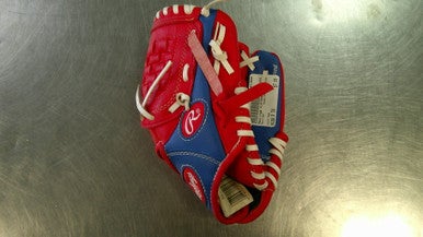Used Rawlings PLAYERS SERIES BB/SB Glove RH Throw Red 9" 11868-S000065769