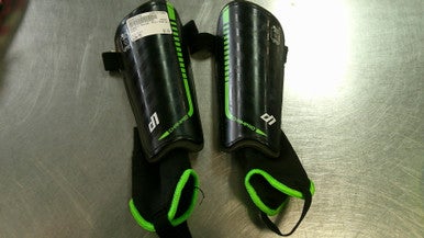 Used Champro Soccer Shin Guards Adult Black MD 11868-S000065798