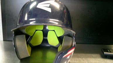 Used Easton CYCLONE Batting Helmet No Mask Navy Blue MD 11868-S000065578