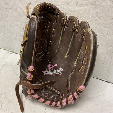 Used Rawlings FP11T RH Throw Fastpitch Gloves Brown 11" 11855-S000190141