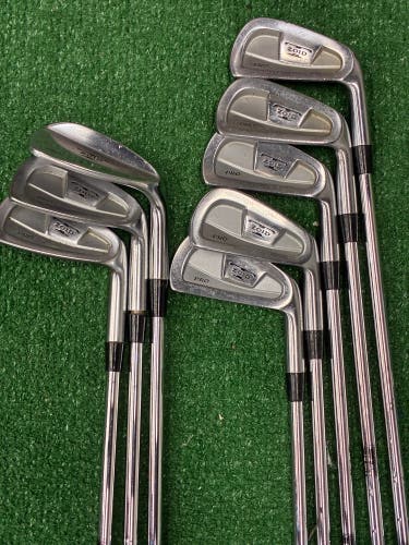 Men's Mizuno T-Zoid Pro Forged Iron Set Right Handed Steel Shaft (Used)