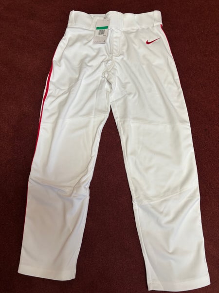 White Men's XL Youth Nike Game Pants (New)