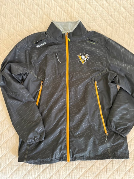 Pittsburgh Penguins Team Issue Black Men's Large Reebok Jacket (New)
