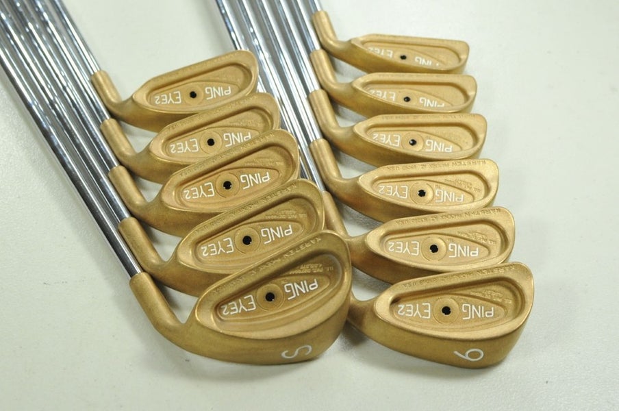 Ping Eye 2 Beryllium Copper 1-W,SW Iron Set Black Dot Right Stiff Steel # 203470