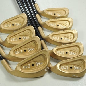 Ping Eye 2+ Beryllium Copper 3-W,SW Iron Set Black Dot RH KBS Stiff Steel#203469