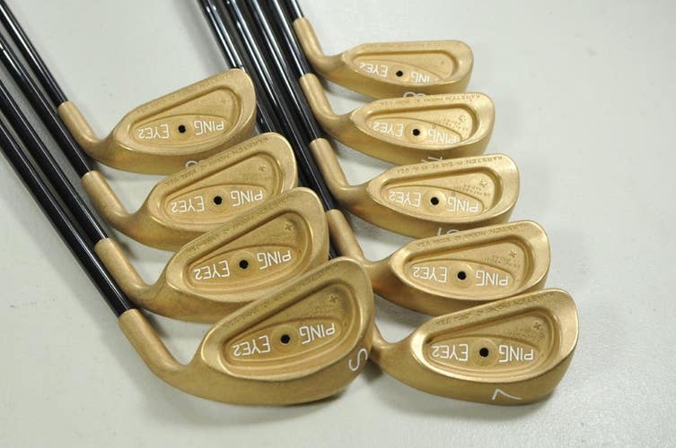 Ping Eye 2+ Beryllium Copper 3-W,SW Iron Set Black Dot RH KBS Stiff Steel#203469