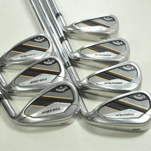 Callaway Mavrik 5-PW,AW Iron Set Regular Flex Right Elevate MPH 95 Steel #203486