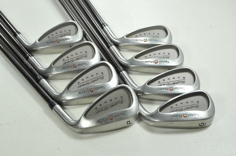 TaylorMade Burner SuperSteel 3-PW Iron Set Right Regular Flex Graphite # 203520
