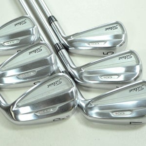Titleist T100S 2021 5-PW Iron Set Regular Flex Right Fubuki MV Graphite # 203627