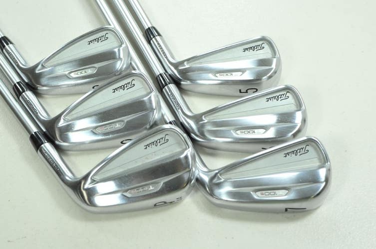 Titleist T100S 2021 5-PW Iron Set Regular Flex Right Fubuki MV Graphite # 203627