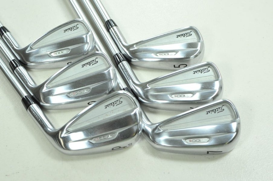 Titleist T100S 2021 5-PW Iron Set Regular Flex Right Fubuki MV Graphite # 203627