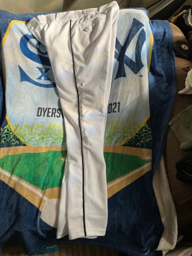 White Men's XL Adult Easton Game Pants (New)