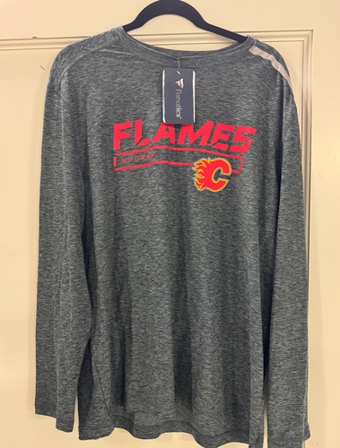 Calgary Flames Gray XL Men's Shirt (New)