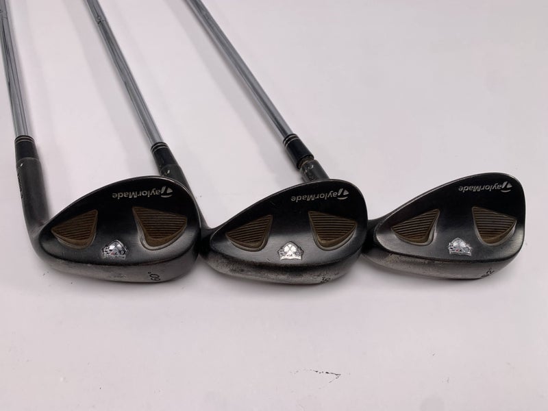 TaylorMade Rac TP MB Smoke Wedge Set 52* 56* 60* Wedge Steel Mens RH