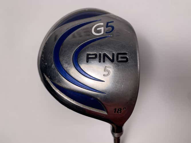 Ping G5 5 Fairway Wood 18* TFC 100 F Regular Graphite Mens RH