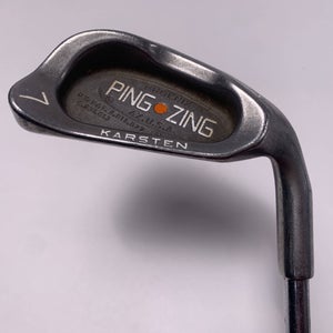 Ping Zing Single 7 Iron Orange Dot 2* Flat JZ Regular Steel Mens RH