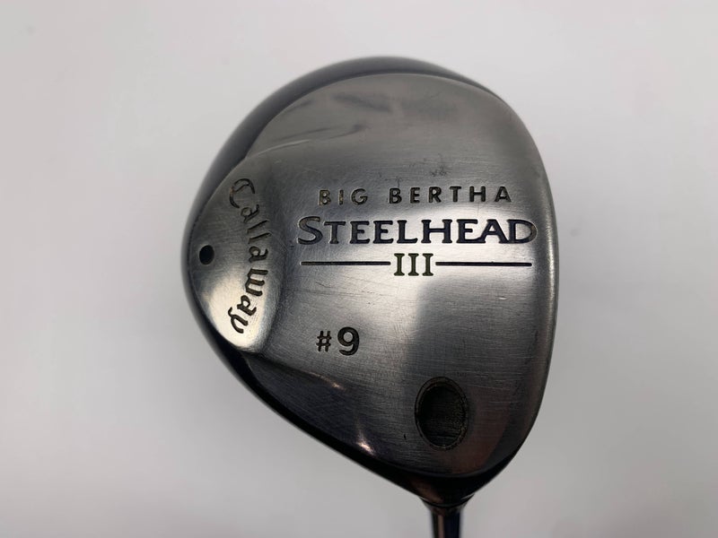Callaway Steelhead III 9 Fairway Wood 24* System III Regular Steel Mens RH