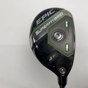 Callaway EPIC Super 4 Hybrid 21* AeroTech SteelFiber fc75 F3 Regular RH