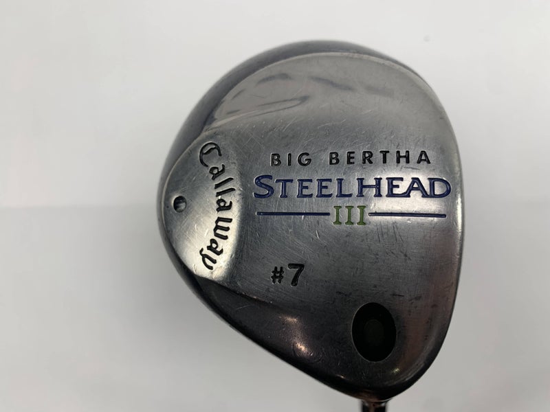 Callaway Steelhead III 7 Fairway Wood 21* System III Senior Graphite Mens RH