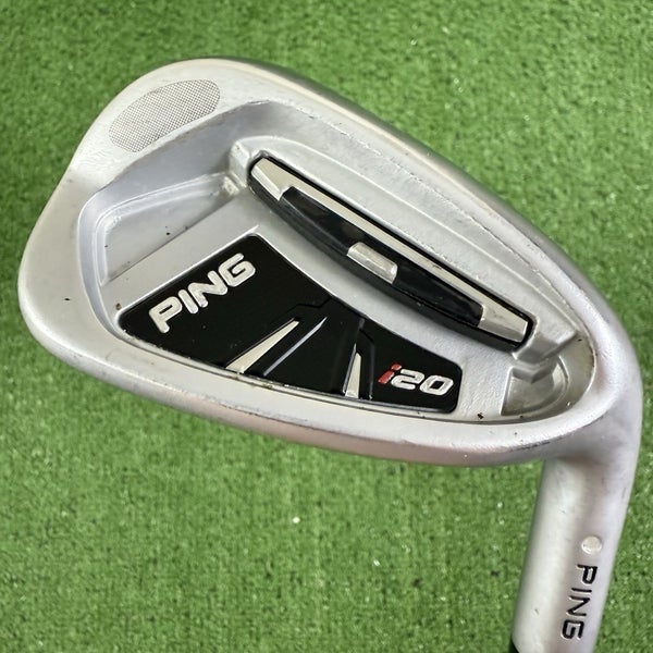 Ping i20 Pitching Wedge PW Stiff Flex Steel CFS Shaft Silver Dot +1 Long
