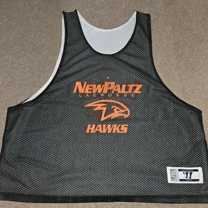 SUNY New Paltz Hawks Lacrosse Game Worn Used Warrior Reversible Pinnie Jersey L/XL