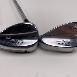 Titleist Vokey SM6 Tour Chrome Wedge Set 56* 14 | 60* 10 Wedge Steel Mens RH