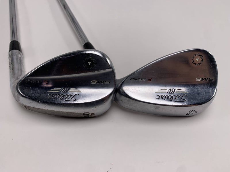 Titleist Vokey SM6 Tour Chrome Wedge Set 56* 14 | 60* 10 Wedge Steel Mens RH