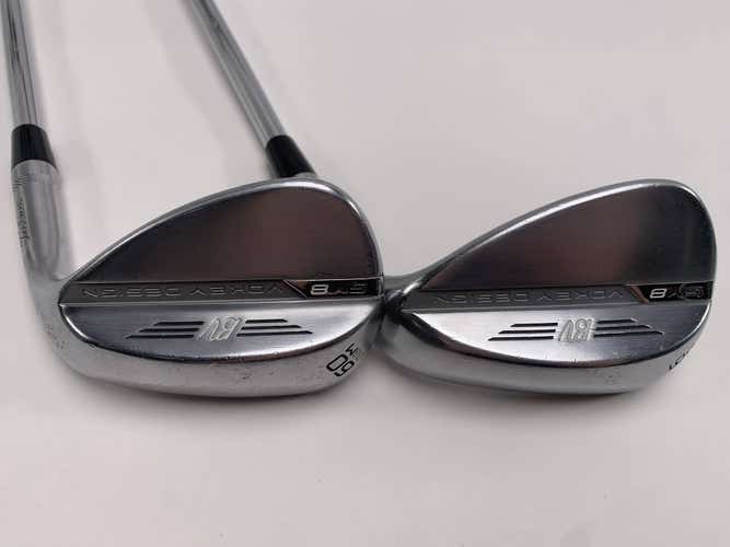 Titleist Vokey SM8 Tour Chrome Wedge Set 56* 12 | 60* 8 DG S300 Stiff RH