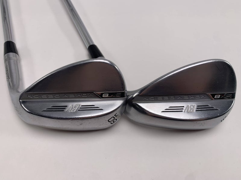 Titleist Vokey SM8 Tour Chrome Wedge Set 56* 12 | 60* 8 DG S300 Stiff RH