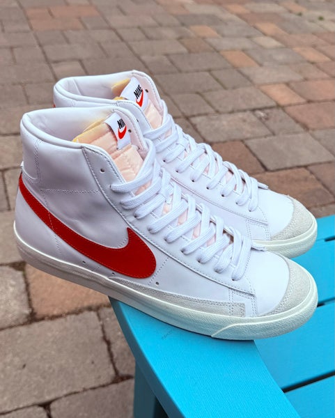 Men's Nike Blazer Mid 77 Lifestyle Casual Sneakers - "Habanero Red" (US Size 11)