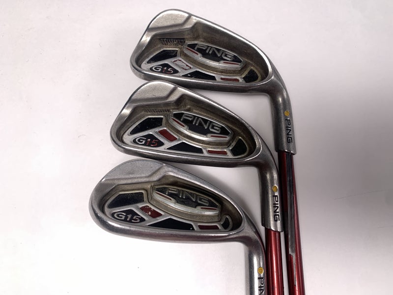 Ping G15 Iron Set 6-7+ SW Yellow Dot 1.5* Up TFC 149 Soft Regular Senior RH