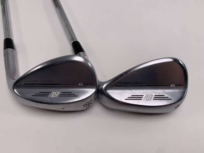 Titleist Vokey SM9 Tour Chrome Wedge Set 54* 12 | 58* 12 Wedge Steel Mens RH