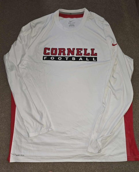Cornell Big Red Football Nike Team Issued Game Worn Training Shirt 2XL