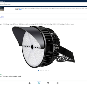 (New) 500 Watt LED stadium lights