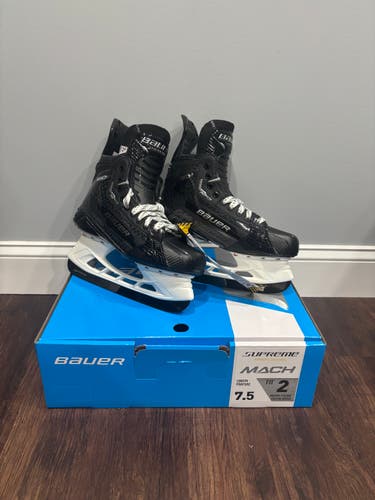 Bauer Supreme Mach Skates 7.5 fit2 (New)