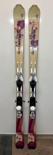 Salomon Origins 162cm Womens All-Mtn Skis Salomon Z10 Ti Adjustable Bindings