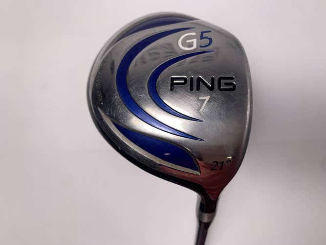 Ping G5 7 Fairway Wood 21* TFC100F Regular Graphite Mens RH