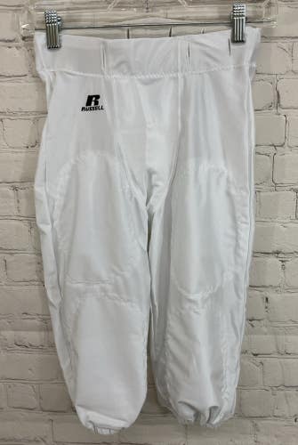 Russell Athletic F2569WK Youth's Polyester Spandex Baseball Pants White Large